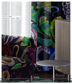 OCTOPUS Upholstery Fabric 3meters 4 Colors & 12 Furnishing Fabrics Underwater Fabric By the Yard | D20025