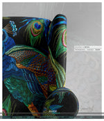 PEACOCK Print Upholstery Fabric 3meters 4 Colors & 12 Furnishing Fabrics Peacock Fabric By the Yard | D20029