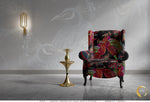 PEACOCK Print Upholstery Fabric 3meters 4 Colors & 12 Furnishing Fabrics Peacock Fabric By the Yard | D20029