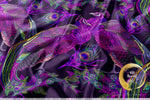 PEACOCK Print Upholstery Fabric 3meters 4 Colors & 12 Furnishing Fabrics Peacock Fabric By the Yard | D20029