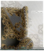 Russian Baroque Upholstery Fabric 3meters 4 Designs & 12 Furnishing Fabrics Decorative Gold Fabric By the Yard  | D20037