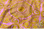 Opulent Gold Apparel Fabric 3Meters+, 9 Designs | 8 Fabrics Options | Baroque Fabric By the Yard | 023B