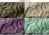The MAZE Apparel Fabric 3Meters+, 4 Colors | 8 Fabric Options | Abstract Fabric By the Yard | D20093