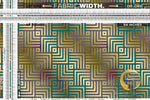 Abstract Square Upholstery Fabric 3meters 4 Colors & 12 Furnishing Fabrics Geometric Pattern Fabric By the Yard | D20097