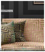 Abstract Square Upholstery Fabric 3meters 4 Colors & 12 Furnishing Fabrics Geometric Pattern Fabric By the Yard | D20097