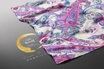 Pink Paisleys Upholstery Fabric 3meters 4 Colors & 12 Furnishing Fabrics Block Print Fabric By the Yard | D20111