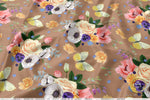 Roses Apparel Fabric 3Meters+, 9 Designs | 8 Fabrics Option | Fabric By the Yard | D20134