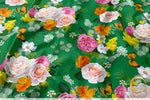 Pink Florals Apparel Fabric 3Meters+, 9 Designs | 8 Fabrics Option | Fabric By the Yard | D20135