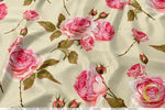 Roses Apparel Fabric 3Meters+, 9 Designs | 8 Fabrics Option | Fabric By the Yard | D20134