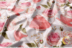 Floral Petals Apparel Fabric 3Meters+, 9 Designs | 8 Fabrics Option | Fabric By the Yard | D20150