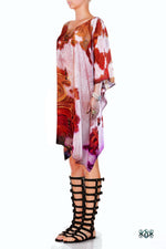Devarshy Designer Elegant Mona Lisa Design Short Embellished Kaftan -1079 A , Apparel - DEVARSHY, DEVARSHY
 - 2