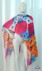 MICROCOSMOS Beautiful Vibrant Devarshy Printed Long Stole - 1076A.