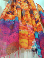 MICROCOSMOS Beautiful Vibrant Devarshy Printed Long Stole - 1076A.