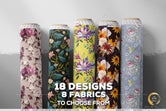 Floral Pattern Apparel Fabric 3Meters+, 9 Designs | 8 Fabrics Option | Fabric By the Yard | D20131