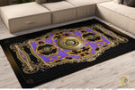 Opulence of Sicily Violet Area Rug, Available in 3 sizes | 100339