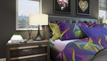 Radium Colours Printed Duvet Cover, Luxury Bedding, Twin, Queen and King Bed Linen, Devarshy Home, GT
