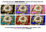 Royal Blue Upholstery Fabric 3meters & 12 Furnishing Fabrics European Baroque Fabric By the Yard  | RB0017