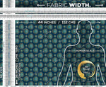Snowflakes X-Mas Apparel Fabric 3Meters+, 9 Designs | 8 Fabrics Option | Fabric By the Yard | 071