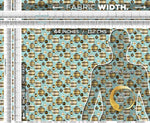 Xmas Ornaments Apparel Fabric 3Meters+, 9 Designs | 8 Fabrics Option | Fabric By the Yard | 073B