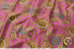Golden Medallion Apparel Fabric 3Meters+, 9 Designs | 8 Fabrics Option | Baroque Fabric By the Yard | 031