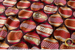 Xmas Ornaments Apparel Fabric 3Meters+, 9 Designs | 8 Fabrics Option | Fabric By the Yard | 073B