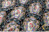VICTORIAN Florals Apparel Fabric 3Meters+, 6 Designs | 8 Fabrics Option | Baroque Fabric By the Yard | 046