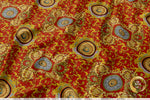 Golden Medallion Apparel Fabric 3Meters+, 9 Designs | 8 Fabrics Option | Baroque Fabric By the Yard | 031