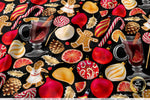 Xmas Ornaments Apparel Fabric 3Meters+, 9 Designs | 8 Fabrics Option | Fabric By the Yard | 073B