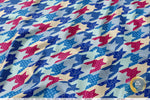 HOUNDSTOOTH Apparel Fabric 3Meters+, 9 Designs | 8 Fabrics Option | Checks Fabric By the Yard | 032