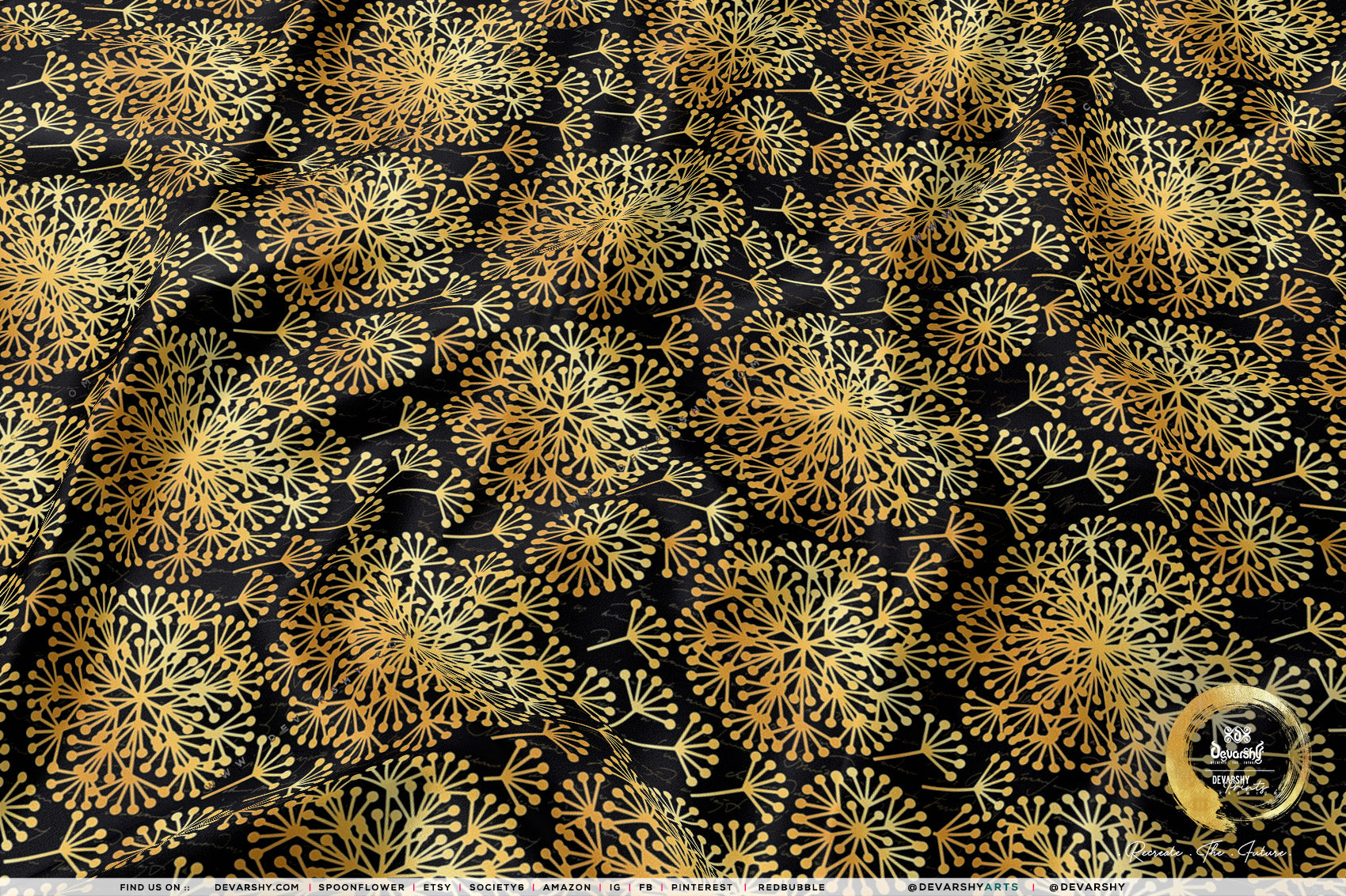 Snowflakes Print Apparel Fabric 3Meters+, 9 Designs | 8 Fabrics Option | Fabric By the Yard | 071