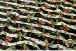 Xmas Florals Apparel Fabric 3Meters+, 9 Designs | 8 Fabrics Option | Fabric By the Yard | 072