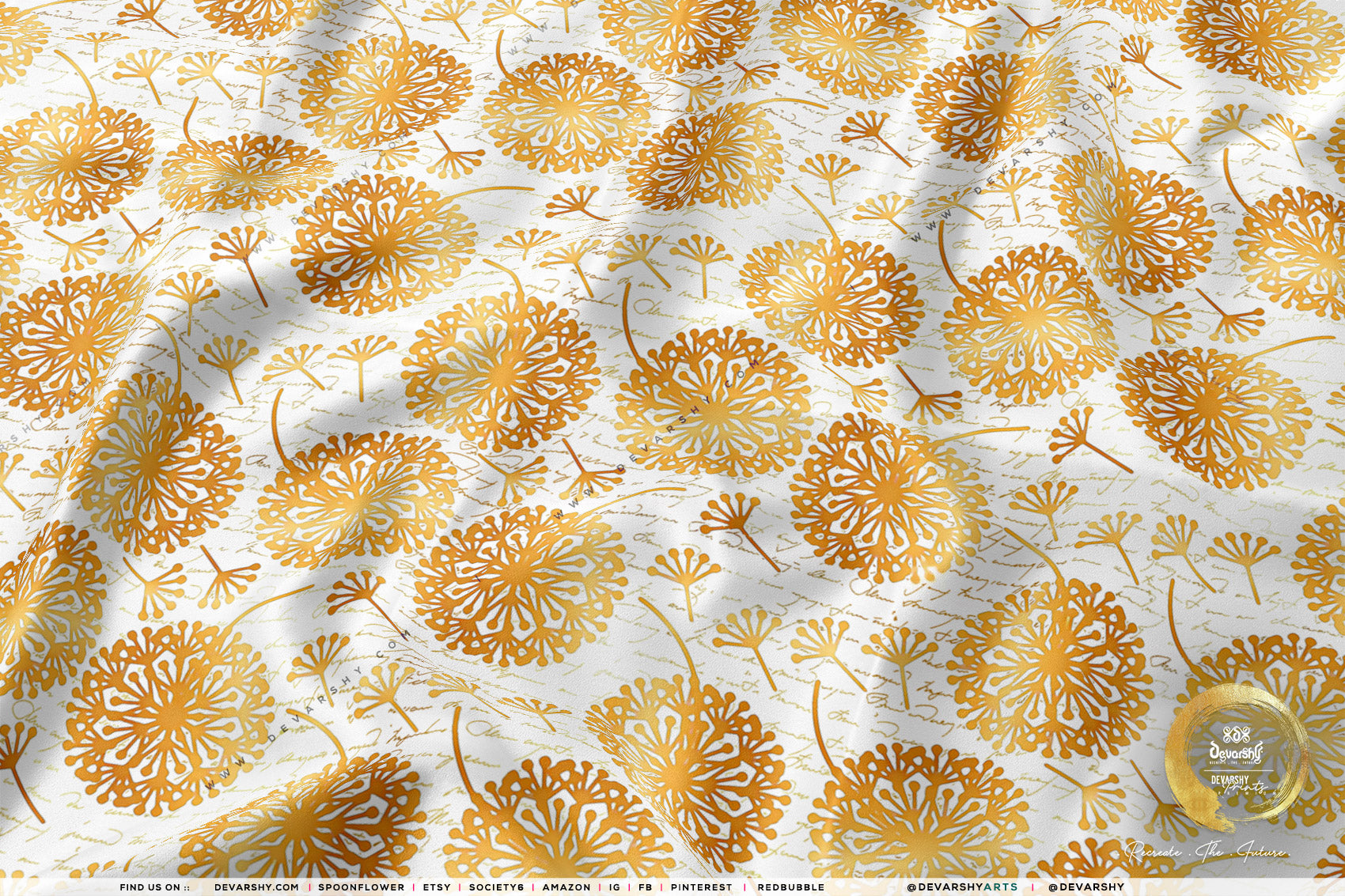 Snowflakes Print Apparel Fabric 3Meters+, 9 Designs | 8 Fabrics Option | Fabric By the Yard | 071