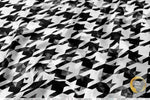HOUNDSTOOTH Apparel Fabric 3Meters+, 9 Designs | 8 Fabrics Option | Checks Fabric By the Yard | 032