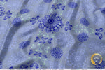 Snowflakes Print Apparel Fabric 3Meters+, 9 Designs | 8 Fabrics Option | Fabric By the Yard | 071
