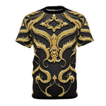 Golden Baroque T-Shirt Unisex All Over Print Tee Decorative Gold Unisex T-Shirt | 00005