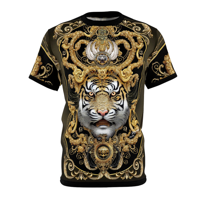 Baroque Tiger T-Shirt Unisex All Over Print Tee Animal Print T-Shirt Tiger Print Tee | D20122