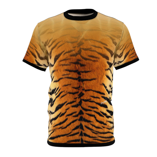 Tiger Print T-Shirt Unisex Tee Animal Print T-Shirt All Over Print Unisex T-Shirt  | 100178