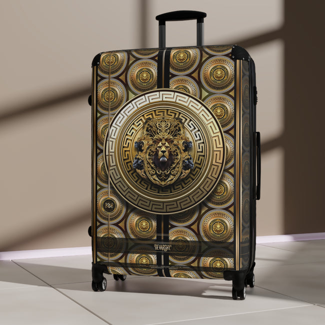 Lion Insignia Suitcase Carry-on Suitcase Travel Luggage Golden Lion Suitcase Hard Shell Suitcase | D20163