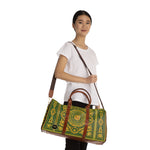 Buy Our Exquisite Baroque Faux Leather Bag Emerald Green Travel Luggage PU Leather Duffle Bag | D20036