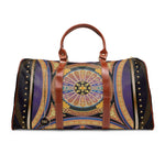 Shop The Perfect Travel Companion PU Leather Bag Dome of Baroque Luggage Purple Travel Bag Faux Leather Bag | 104921B