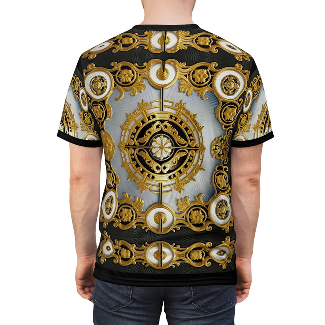Majestic Baroque T-Shirt Unisex Tee All over Print T-Shirt Decorative Tee Unisex T-Shirt Golden Baroque T-Shirt | D20193