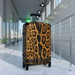 Animal Print Suitcase 3 Sizes Carry-on Suitcase Leopard Print Suitcase Jaguar Print Luggage Hard Shell Suitcase | D20165