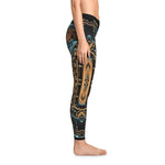 Baroque Leggings Women Spandex Leggings Casual Wear Decorative Prints Leggings Women Lounge Wear | X3476