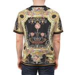 Baroque Floral T-Shirt Unisex Tee All Over Print Unisex T-Shirt Floral Print Tee | D20002