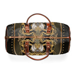 Unleash Your Wild Side with Baroque Tiger Faux Leather Bag Tiger Print Travel Luggage PU Leather Travel Bag | D20122