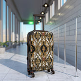 Golden Ogee Suitcase Ornate Baroque Travel Luggage Carry-on Suitcase Premium Hard Shell Suitcase | D20222