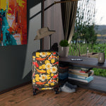 Japanese Koi Fish Suitcase Carry-on Suitcase Fish Floral Luggage Good Luck Koi Fish Hard Shell Suitcase | D20017