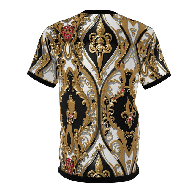 Ogee Baroque T-Shirt Unisex All Over Print Tee Golden Damask Unisex T-Shirt | D20223