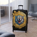 Ferocious Wolf Suitcase Animal Print Luggage Wild Wolf Carry on Suitcase Premium Hard Shell Suitcase