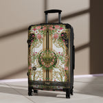 Decorative Florals Suitcase Baroque Floral Print Luggage Carry-on Suitcase Luxury Hard Shell Suitcase Travel Luggage | D20207B